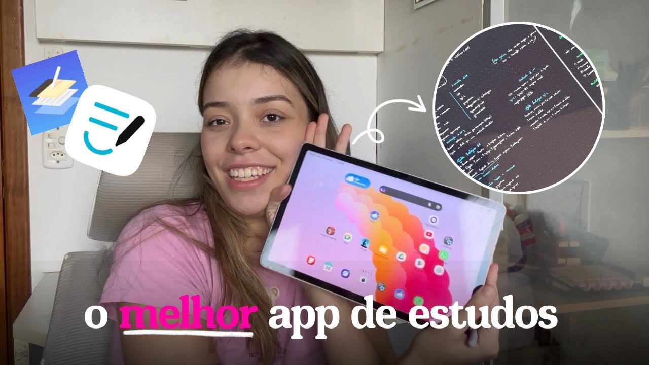 Tour completo pelo meu tablet de estudos para Medicina | Apps, organização e rotina