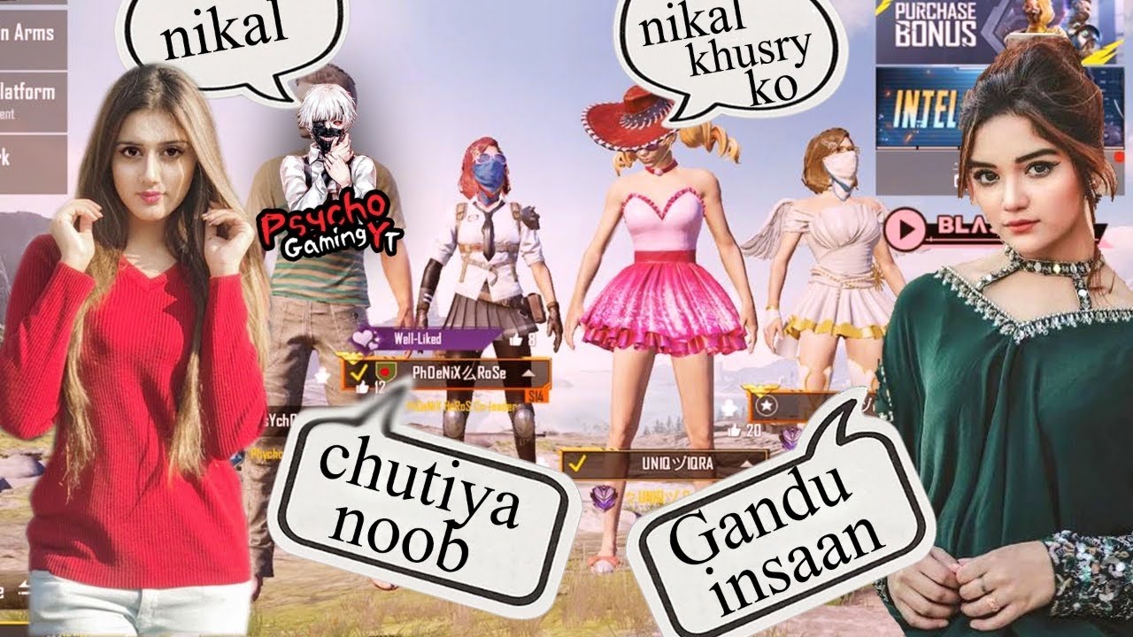 JOINING RANDOM SQUAD OF GIRLS LIKE A RICH BOT | PSYCHO GAMING | PUBG MOBILE