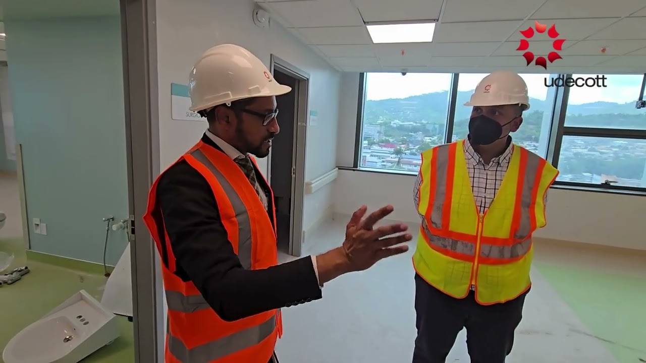 Tour of The New Central Block of The Port of Spain General Hospital.