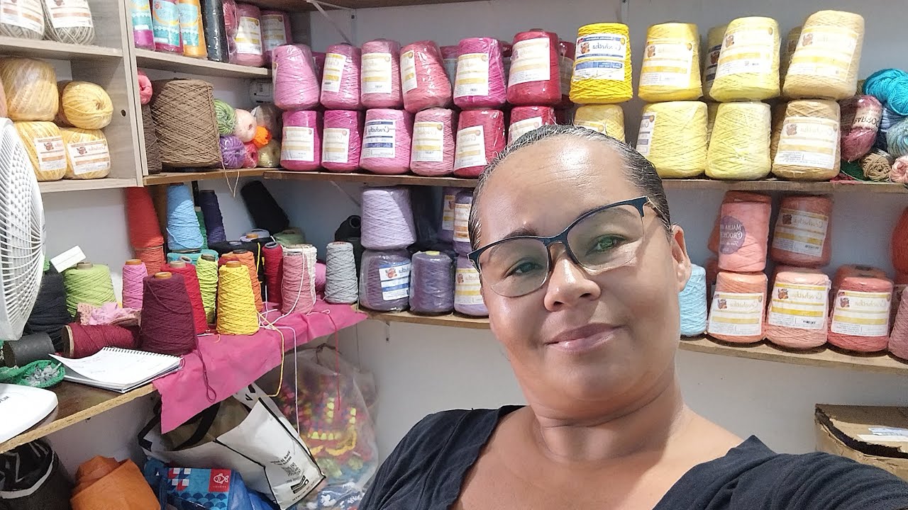 tem crochê e variedades está ao vivo!🤗