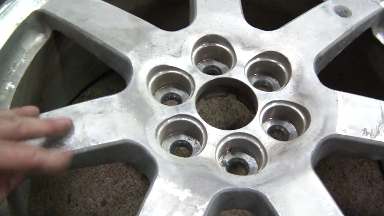 chrome clad wheel cover repair