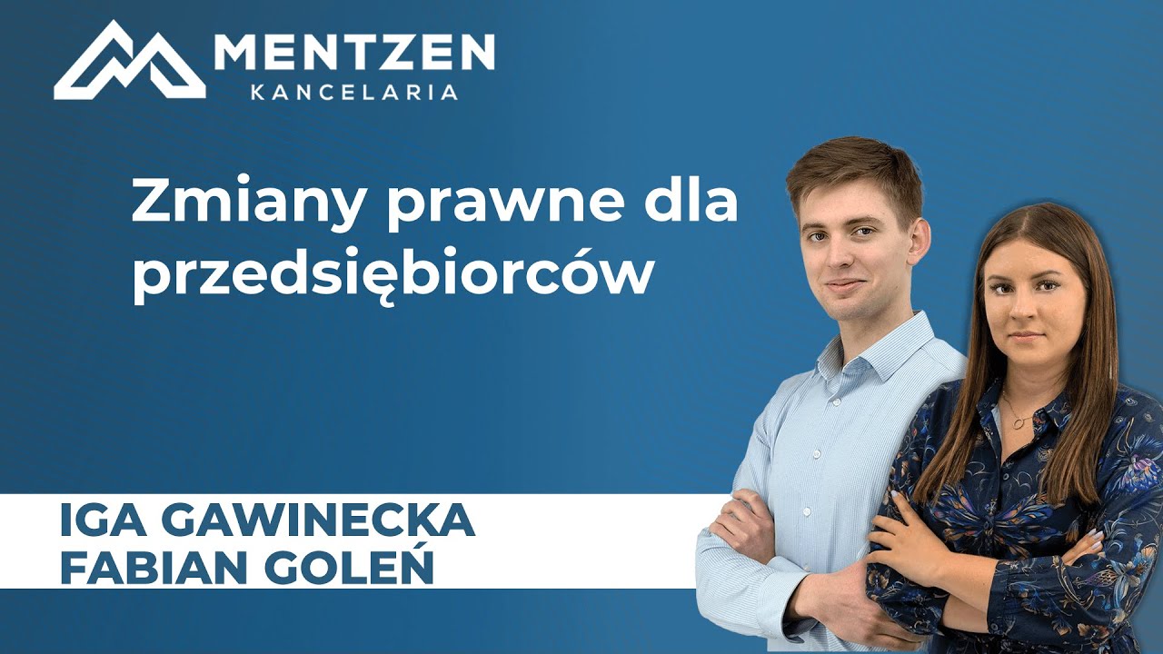 Zmiany prawne dla przedsiębiorców