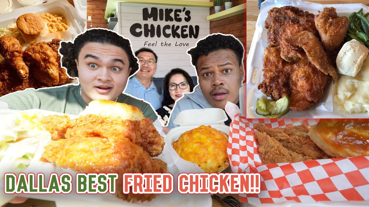 This is the BEST FRIED CHICKEN in DALLAS! (Crunchy)