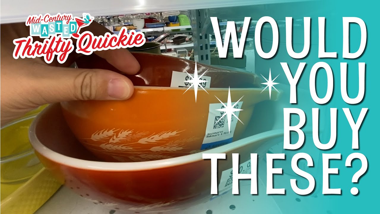 Finding Vintage Pyrex at a Thrift Store! Savers Thrifty Quickie 13