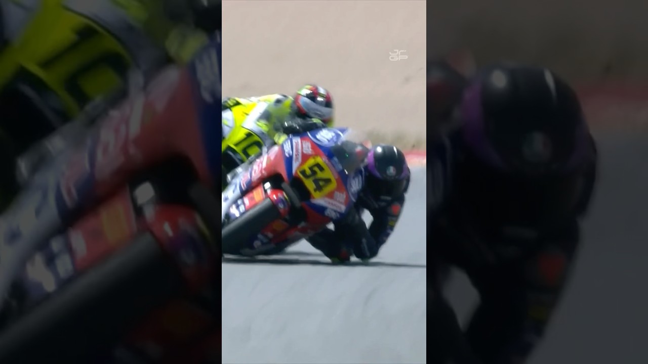 The duel for the victory of the first #Moto2 ECh race in Arag&oacute;n couldn&rsquo;t have been more exciting 🍿