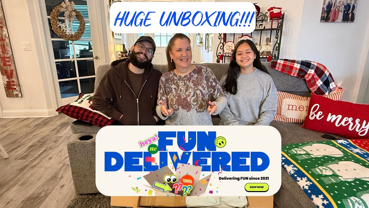FUN DELIVERED!!! 😍Huge Unboxing!!! What Did We Get??😎#fundelivered