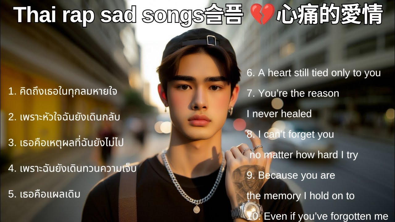 💔รวมเพลงแร็พเศร้าเสียใจ Thai Sad Rap songs 2025 |59| Emotional Thai Rap | Rap | 태국 슬픈 랩 노래💔泰國悲傷饒舌歌曲