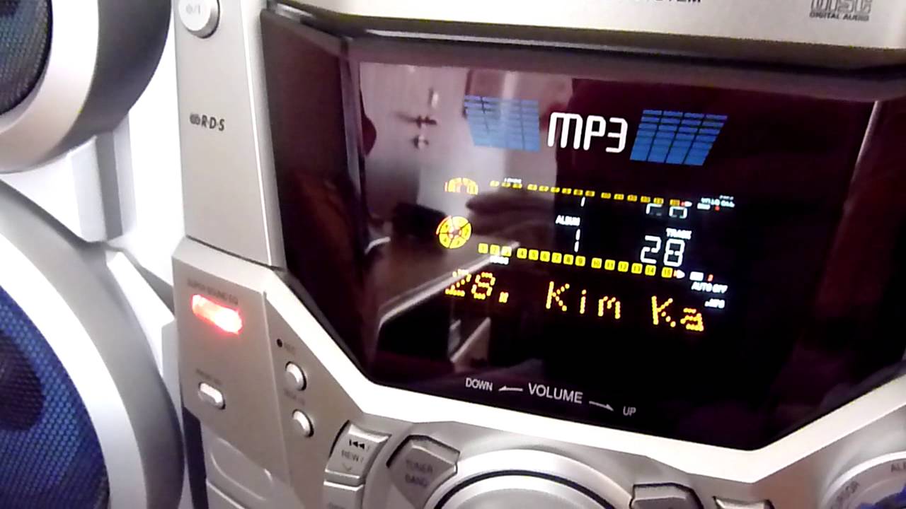 Panasonic SC-AK410 MP3 search demo