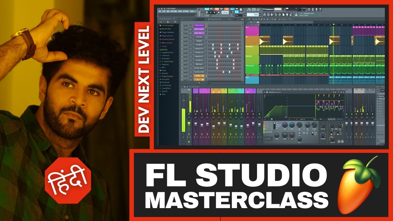 FL Studio 25 - MasterClass - Complete Basics Tutorial - in Hindi