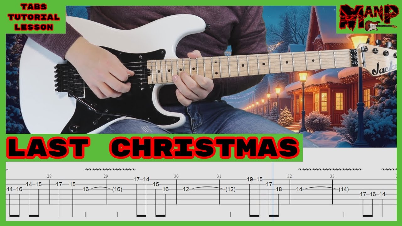 Last Christmas || Wham! Cover || Guitar Tab || Tutorial || Lesson