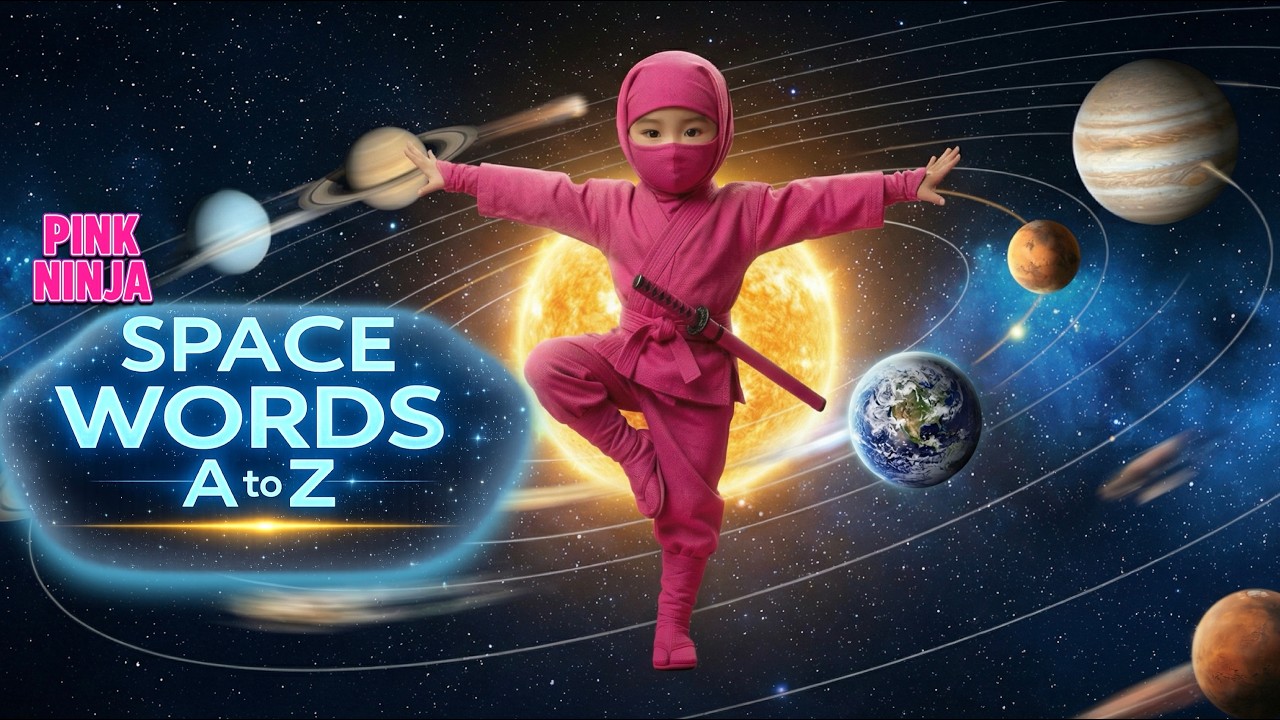 Space Vocabulary Builder AーZ | with Pink NinJa