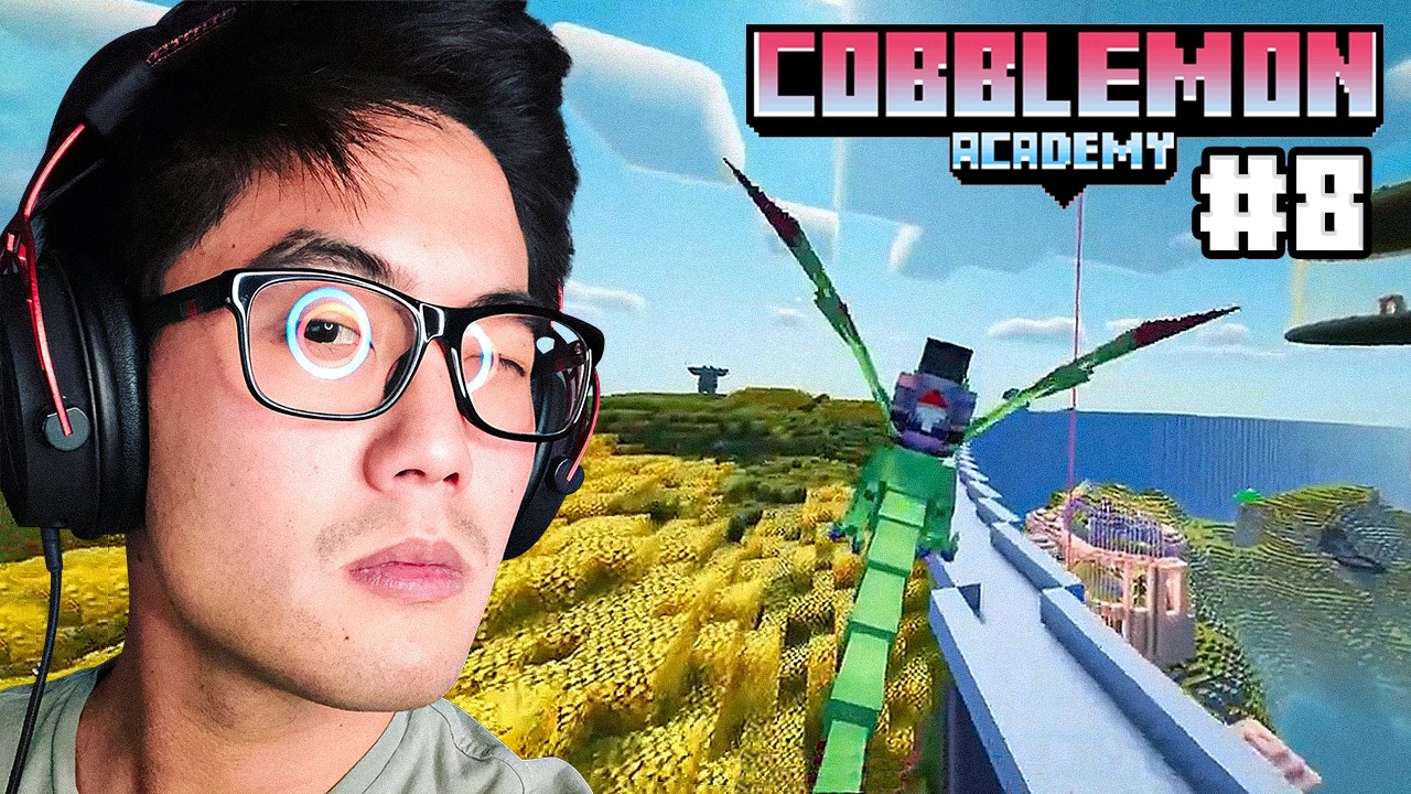 I Built a HUGE Wall | Cobblemon Academy with Friends!