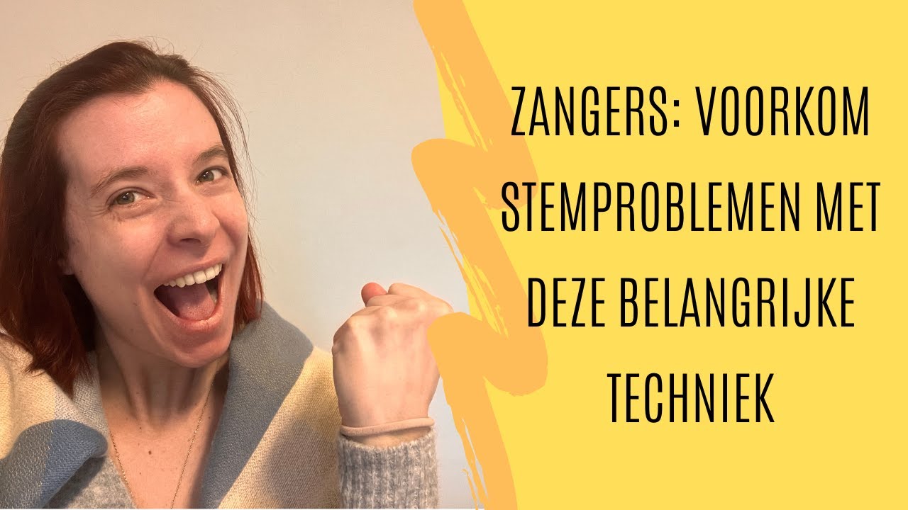 Zangers: Voorkom Stemproblemen met Deze Belangrijke Techniek
