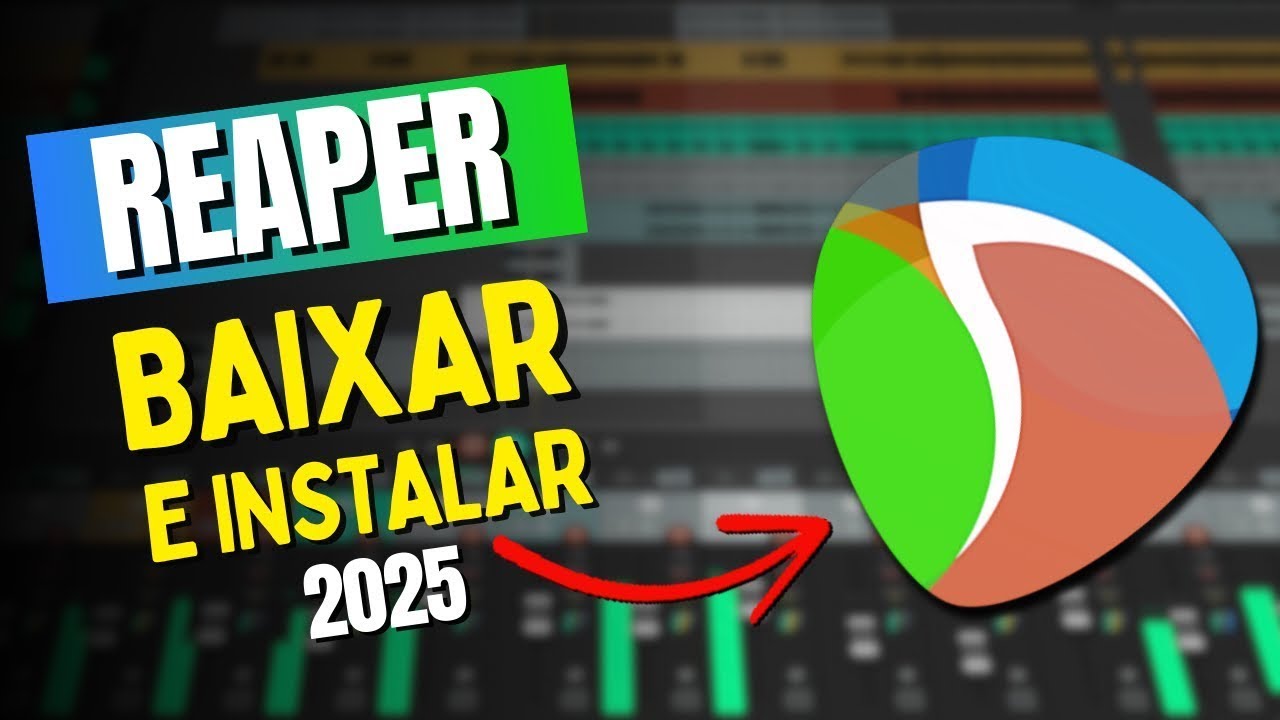 Como baixar e instalar o reaper  (melhor editor de audio gratuito)