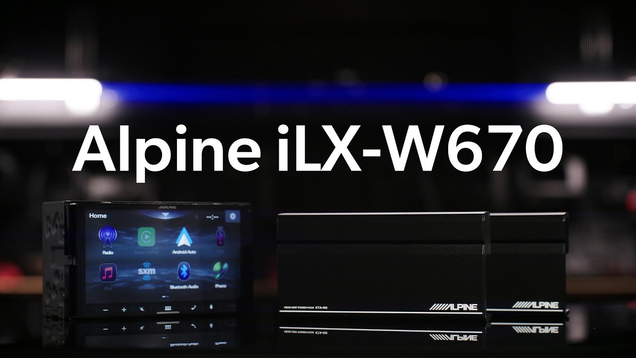 Сенсорный ресивер Alpine iLX-W670 | Crutchfield