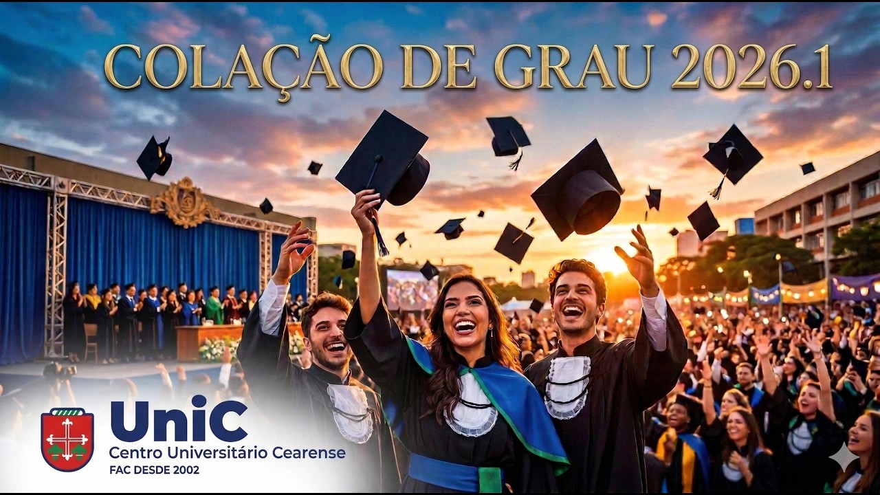 Colação de grau 2026.1 Universidade Cearense