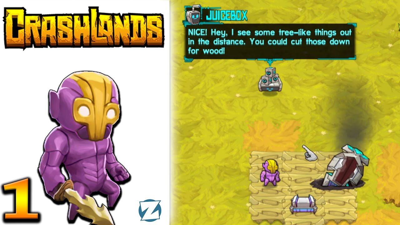 Игровой процесс Crashlands — Эпизод 1 — Введение в игровой процесс (Давайте поиграем)