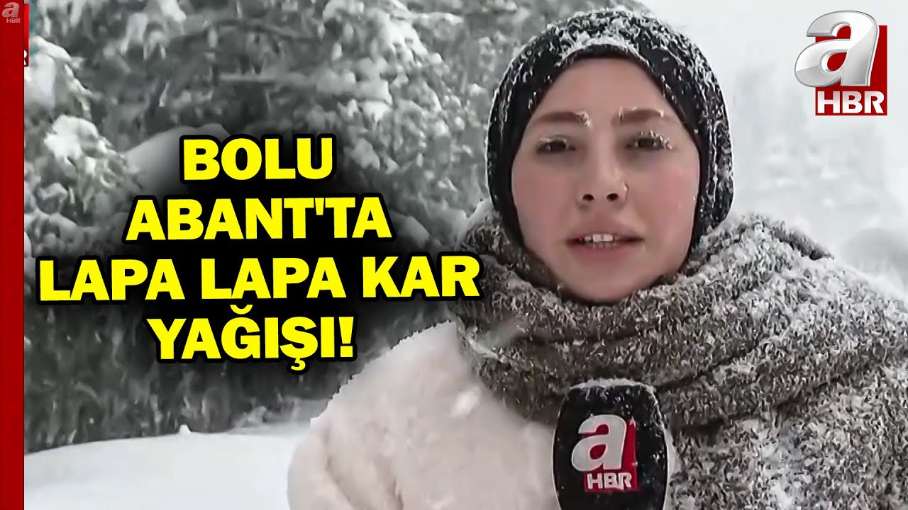 Bolu'da Kar Etkisini Artırarak S&uuml;r&uuml;yor! | A Haber