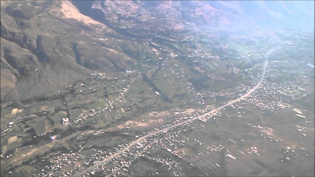 Volando de Cochabamba a Santa Cruz de la Sierra