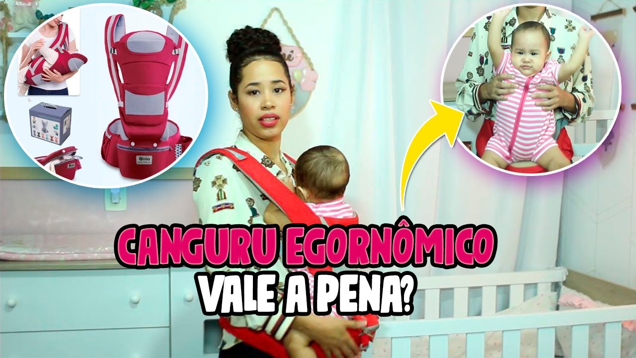 CANGURU ERGONÔMICO COMO USAR E VALE A PENA COMPRAR?
