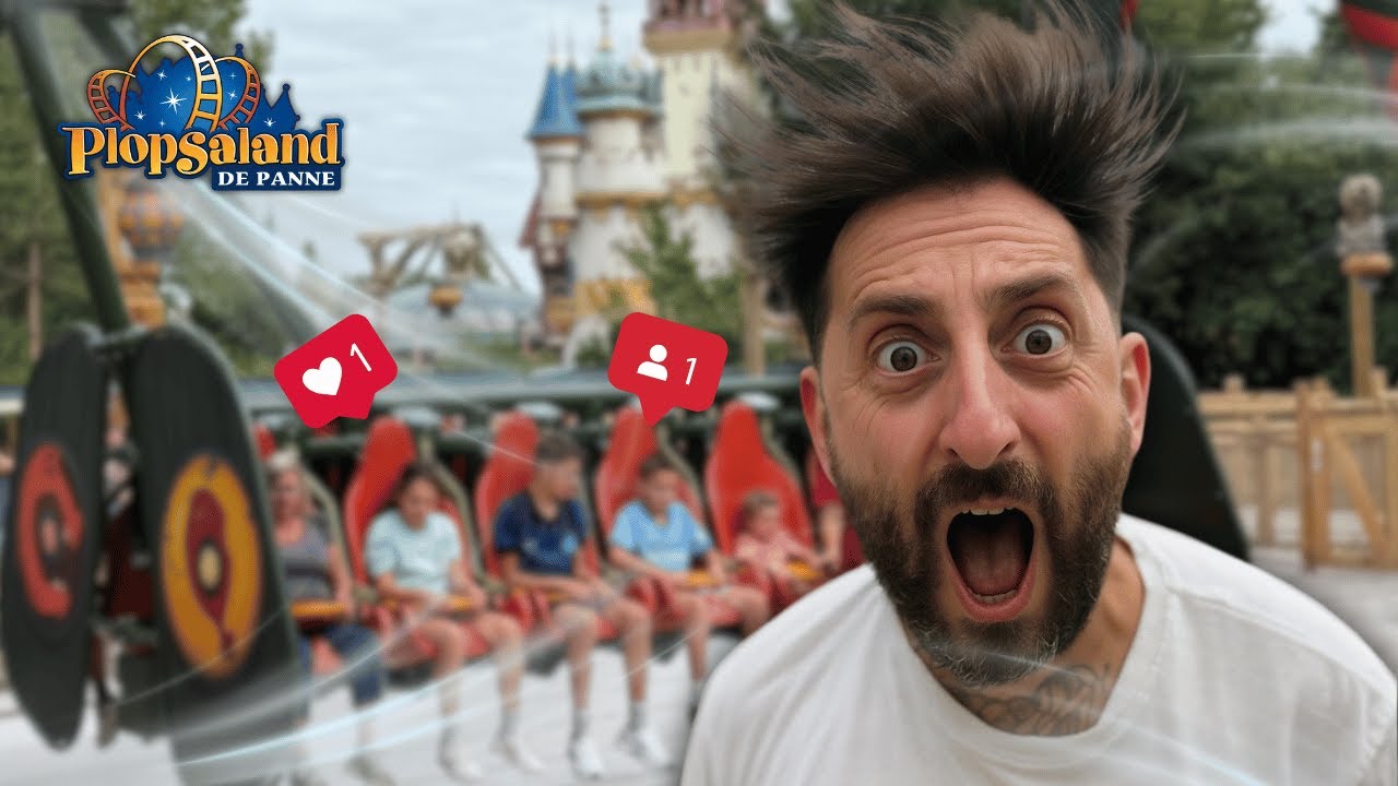 NOUVEAUTÉ 2025 à Plopsaland : Je teste Vent Violent de Vic ! 🎢