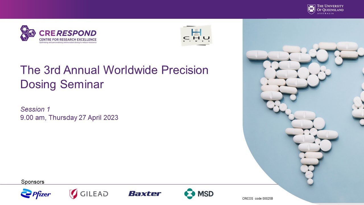 3rd Annual Worldwide Precision Dosing Seminar Introduction session 1
