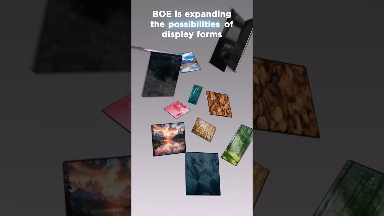 Explained in One Minute | BOE's Flexible Folding Display Technology