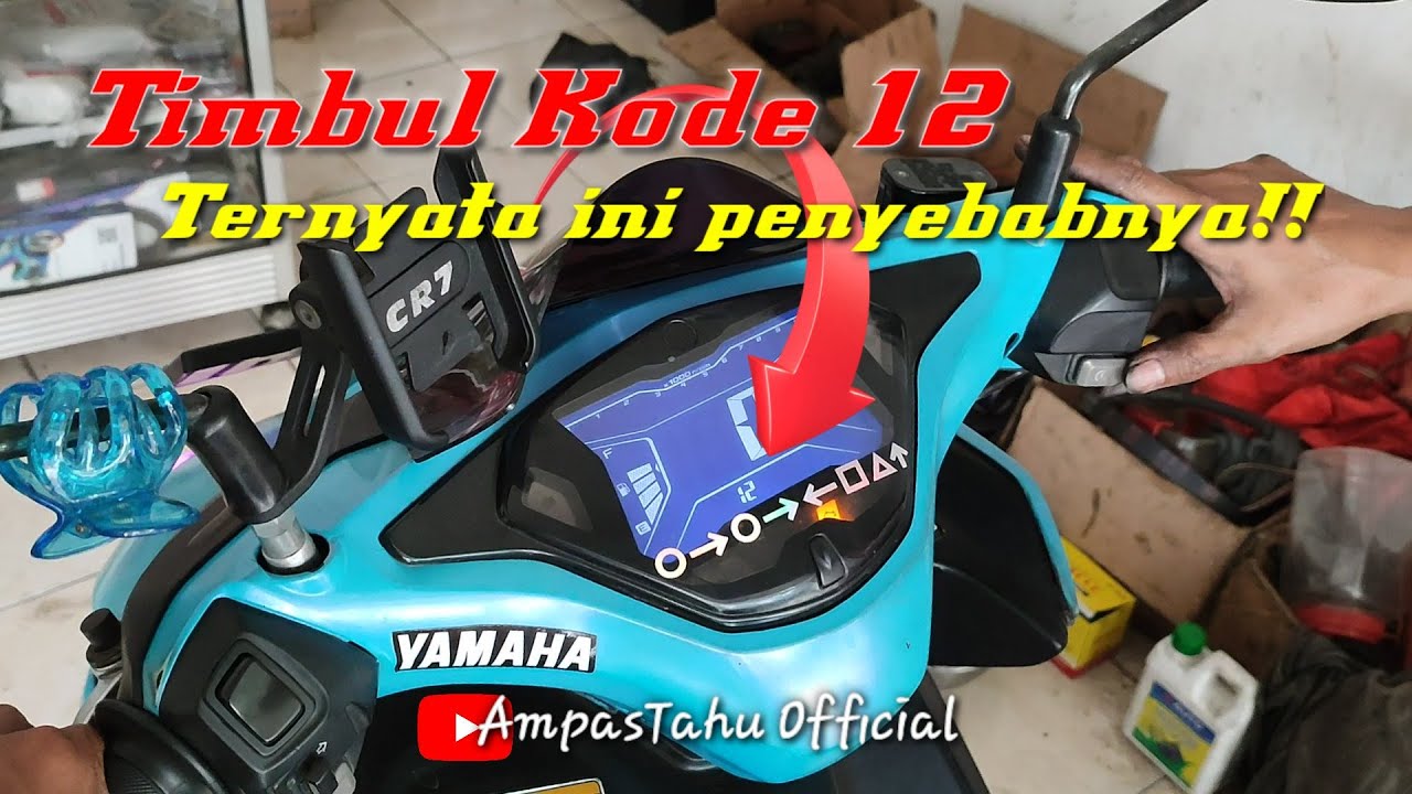 Cara Mengatasi Masalah Pada Yamaha Aerox 155 Timbul Kode 12