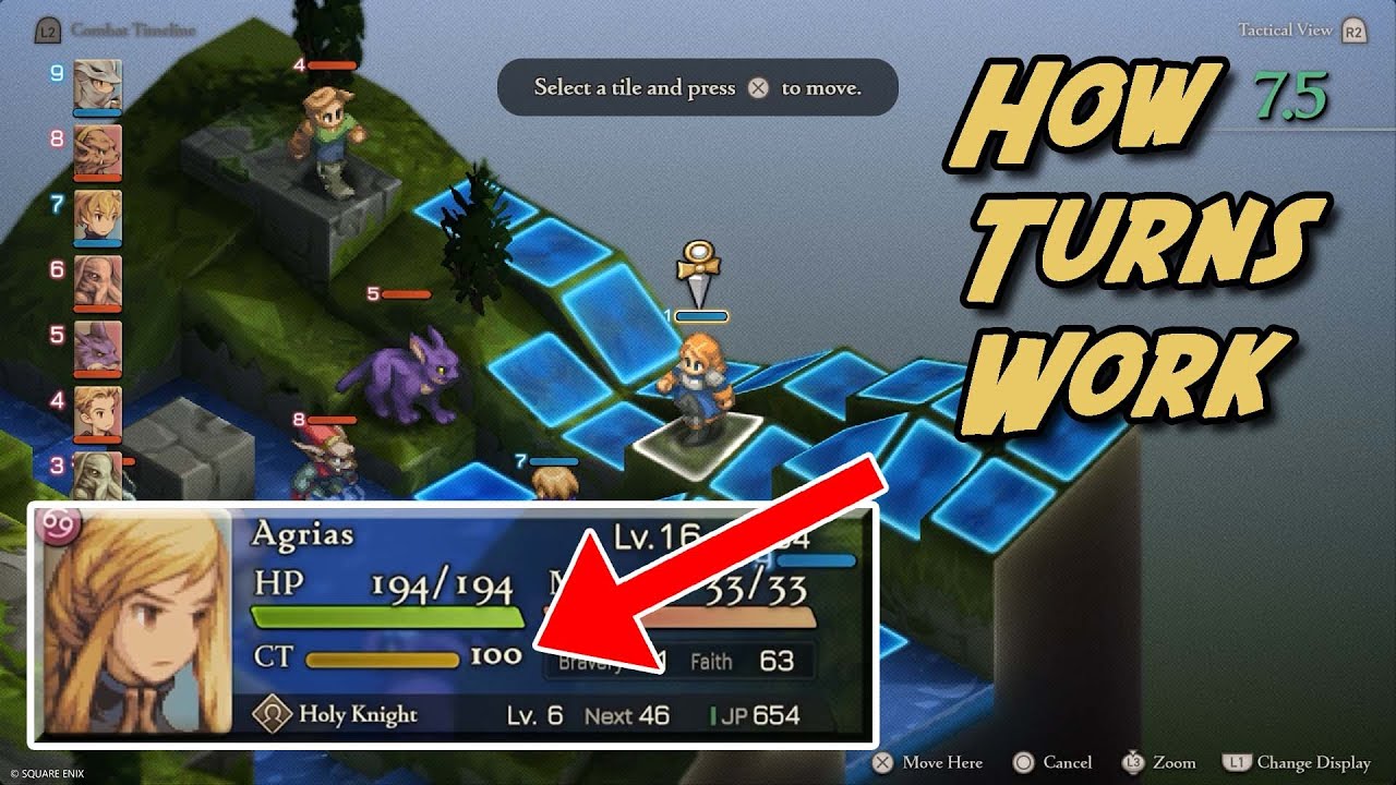 Как работают ходы в Final Fantasy Tactics