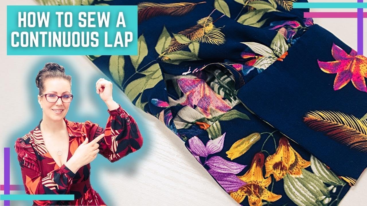 How To/How I :: Sewing A Continuous Lap Tutorial :: Beautiful Couture Finish For Sleeves With Cuffs