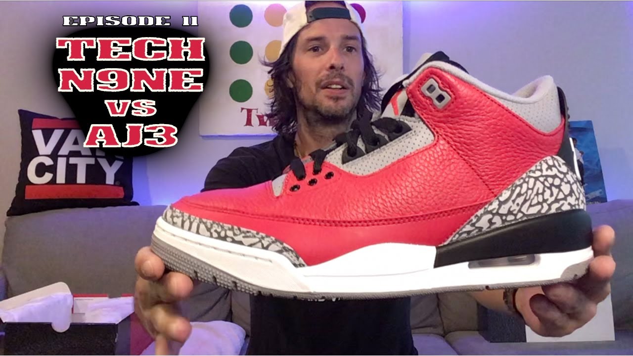 TECH N9NE VS AIR JORDAN 3 - REACTION/REVIEW - THE RED BREAST SHOW SEASON 1 EPISODE 11