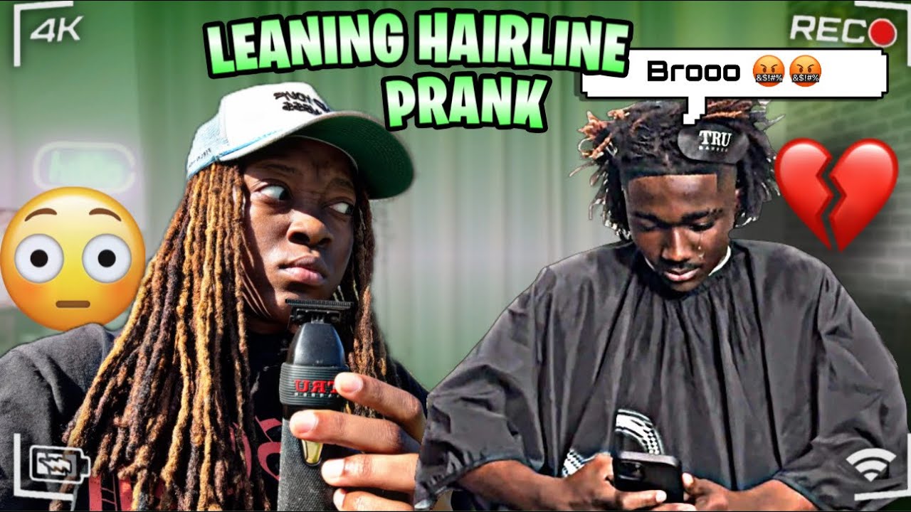 Leaning HAIRLINE Prank (MUST WATCH)!