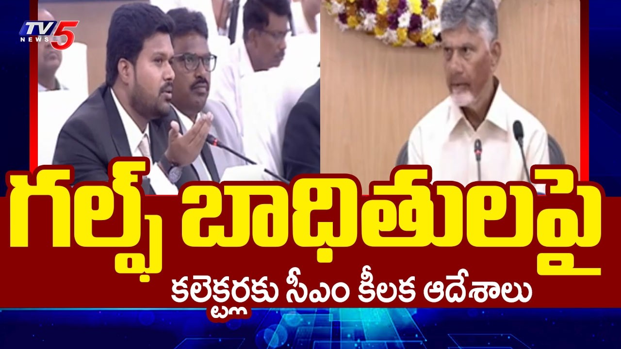 CM Chandrababu Review On Konaseema People Migration To Gulf | Collectors Conference || TV5 News