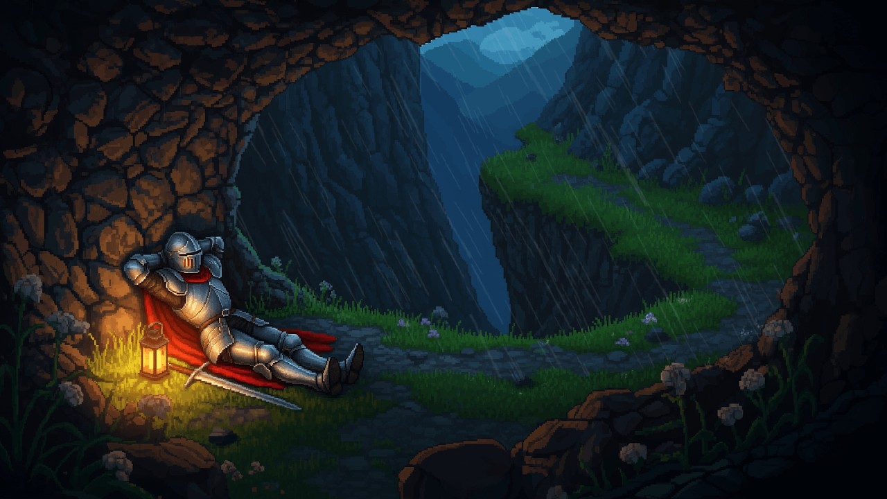 At last... a warm rest in the storm