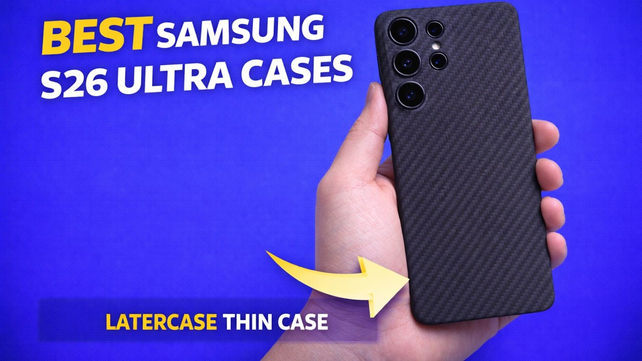 Лучшие тонкие чехлы для Samsung S26 Ultra - LaterCase Thin Case
