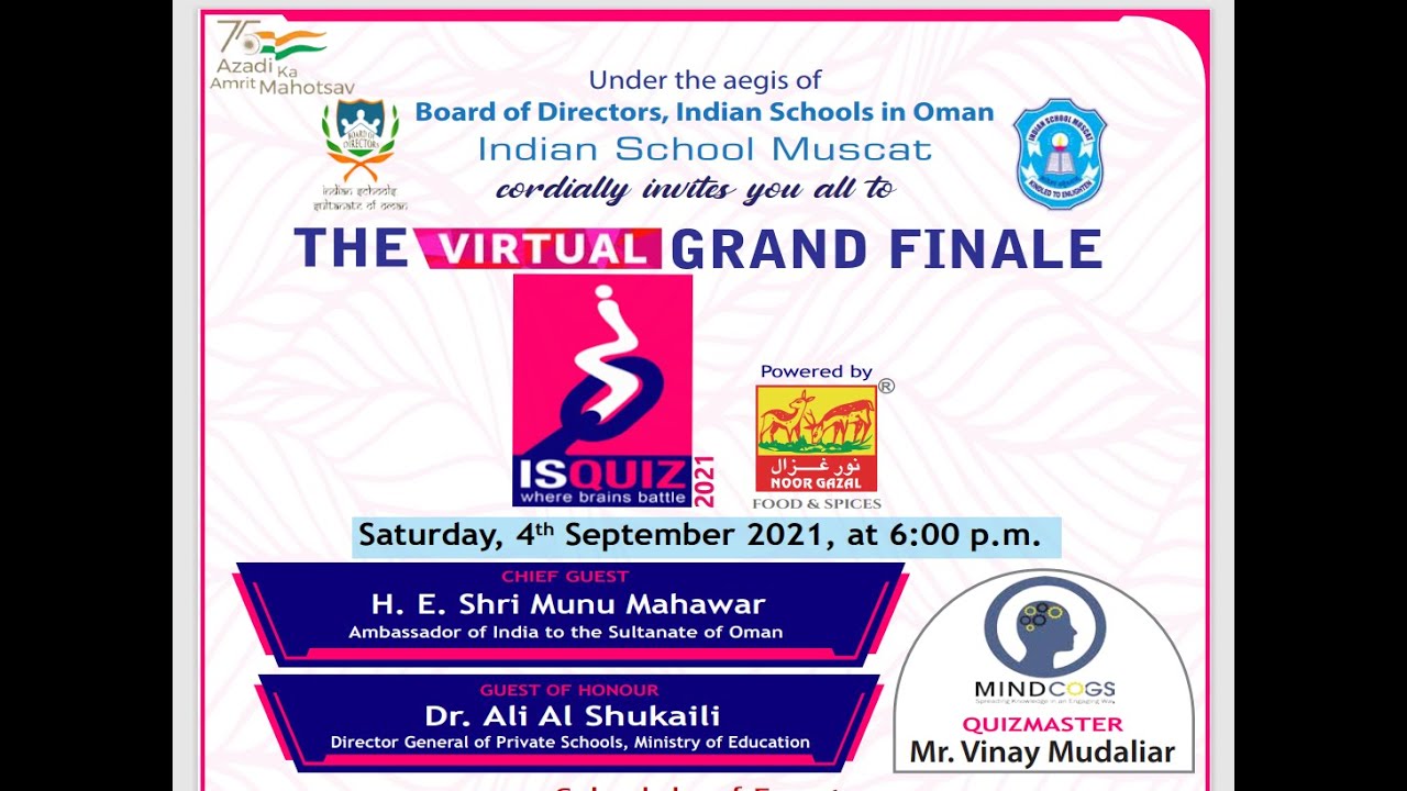 ISQUIZ 2021   GRAND FINALE