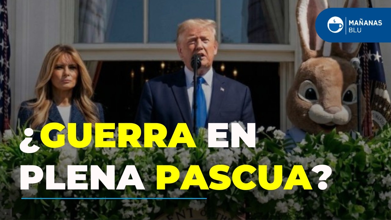 Trump habla de Ir&aacute;n y la guerra en plena celebraci&oacute;n de Pascua en la Casa Blanca