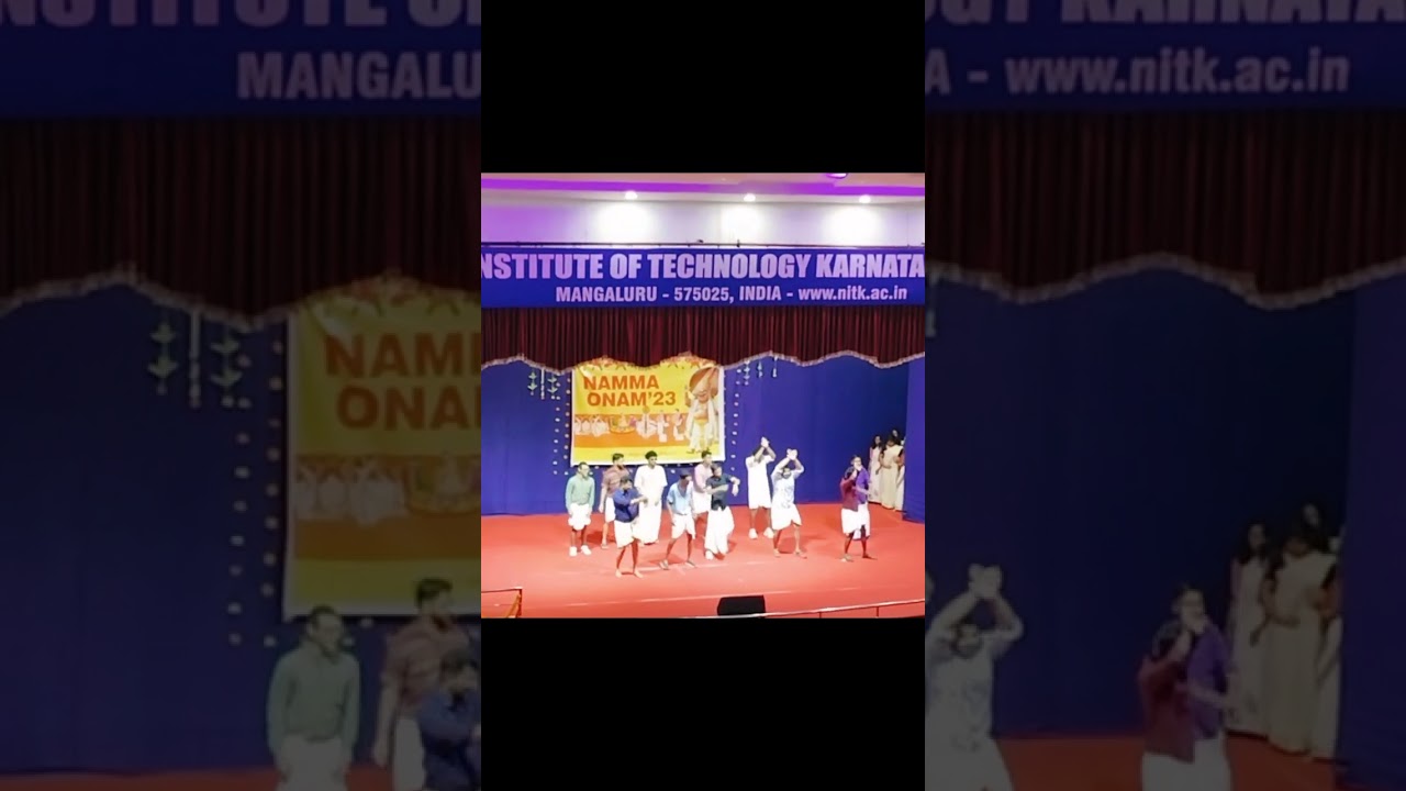 #NITK onam celebration|#dance| #NITK silver Jubilee auditorium #NITians
