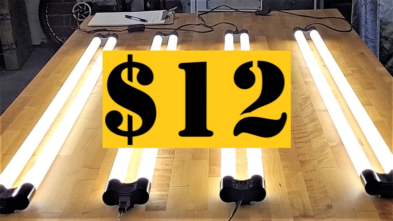 $12 Shop Lights Are They Any Good? | Unboxing, Review, Tear-Down