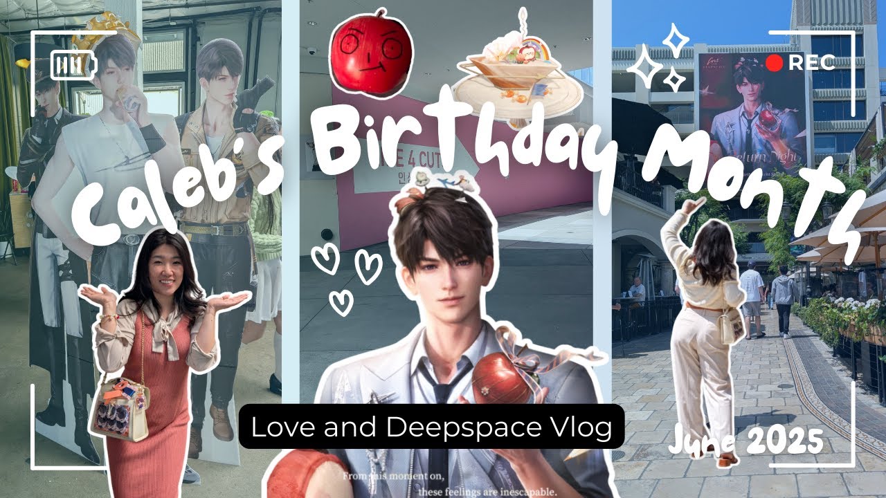 Celebrating Caleb’s Birthday Month! | Love and Deepspace Vlog 💫🎂