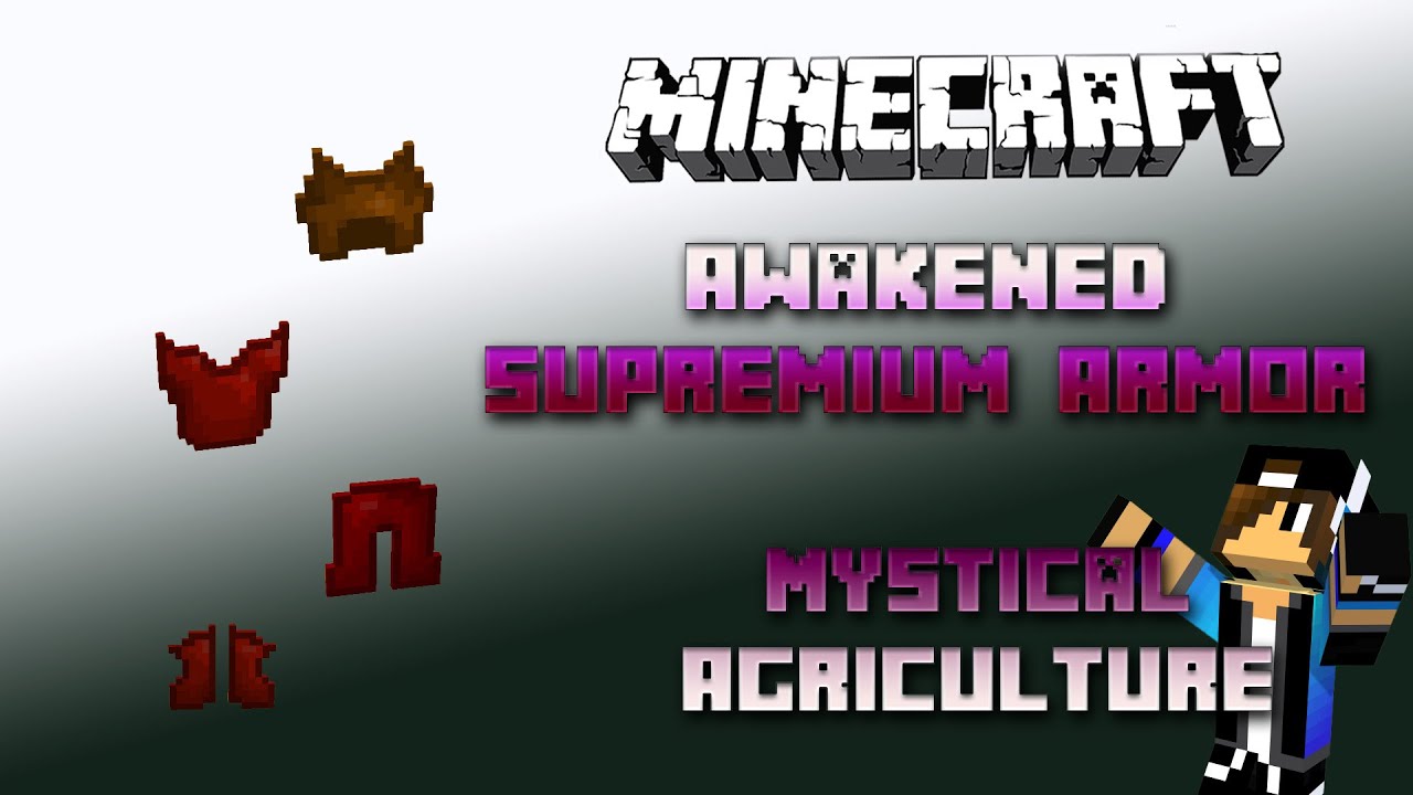Awakened Supremium Armor 🍎🪴🍋 Minecraft Mystical Agriculture Tutorial 🍎🪴🍋 English 🍎🪴🍋 #Minecraft