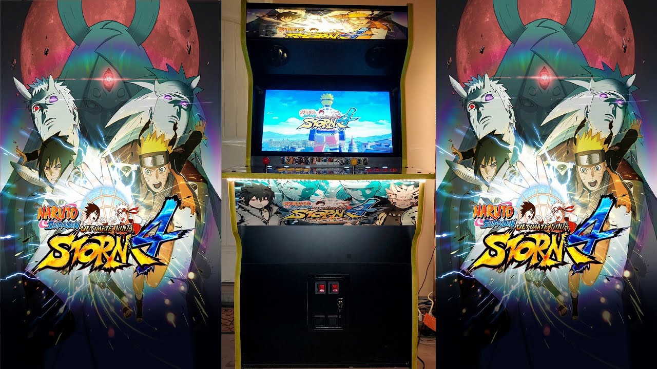 Ninja Storm 4 Arcade Machine! Custom Built (Naruto)