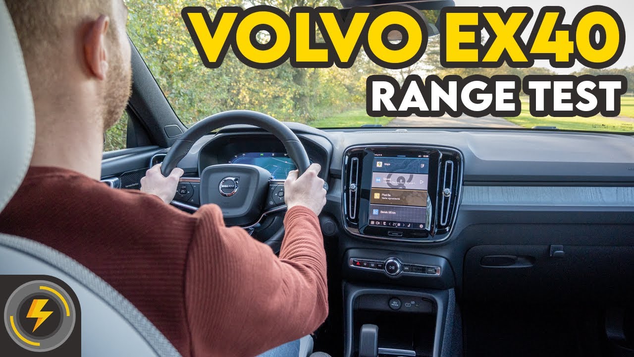 Volvo EX40 Range Test at 90, 100 and 130 km/h
