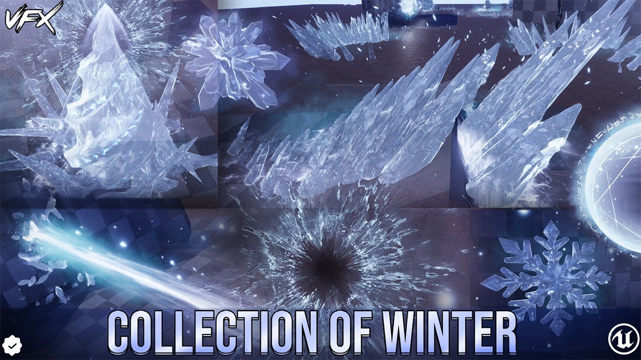 Collection Of Winter VFX Unreal Engine Preview