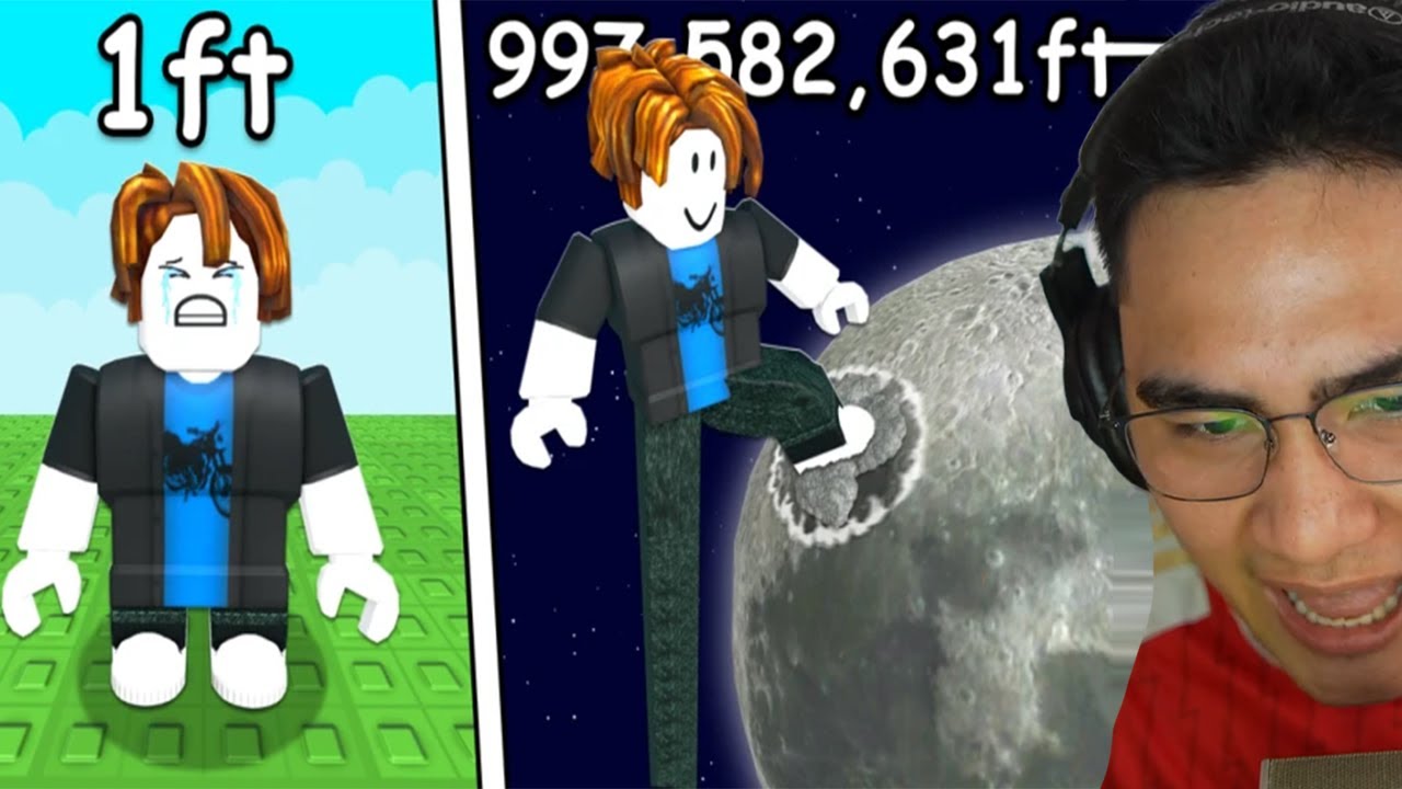 NAGING HIGANTE AKO SA Get Tall and Fall Roblox.