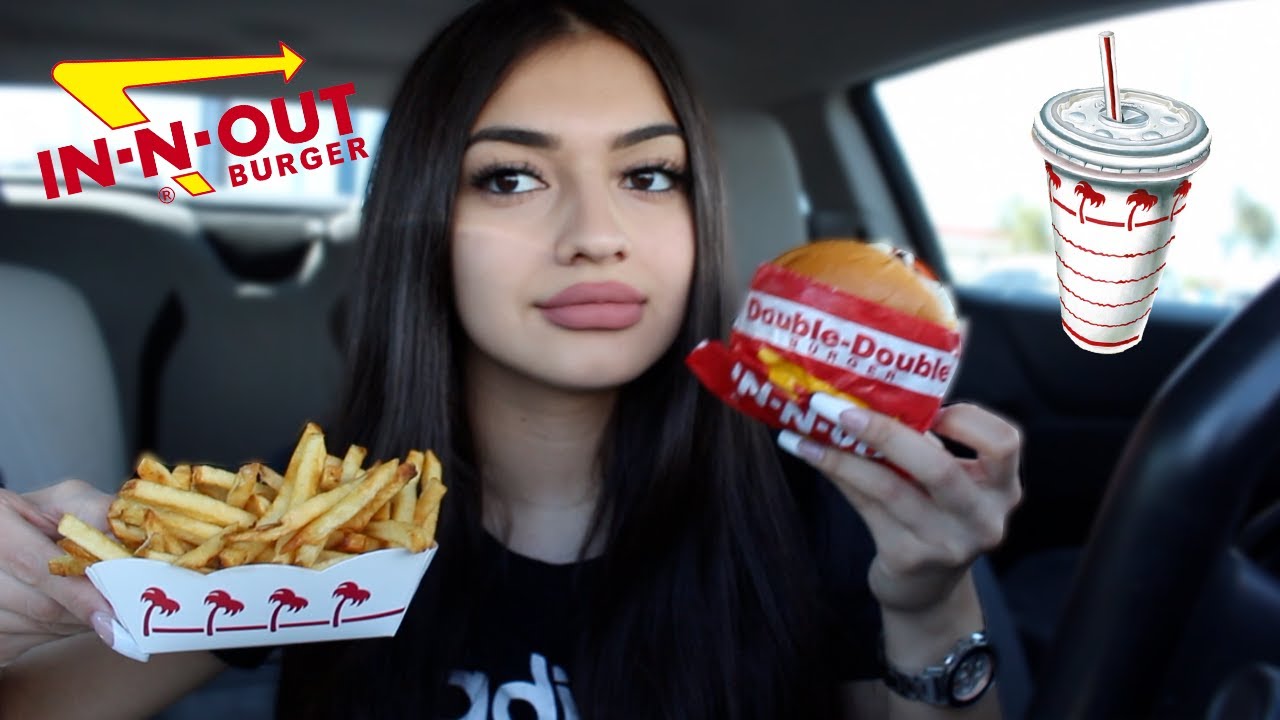 In N Out Burger Mukbang!