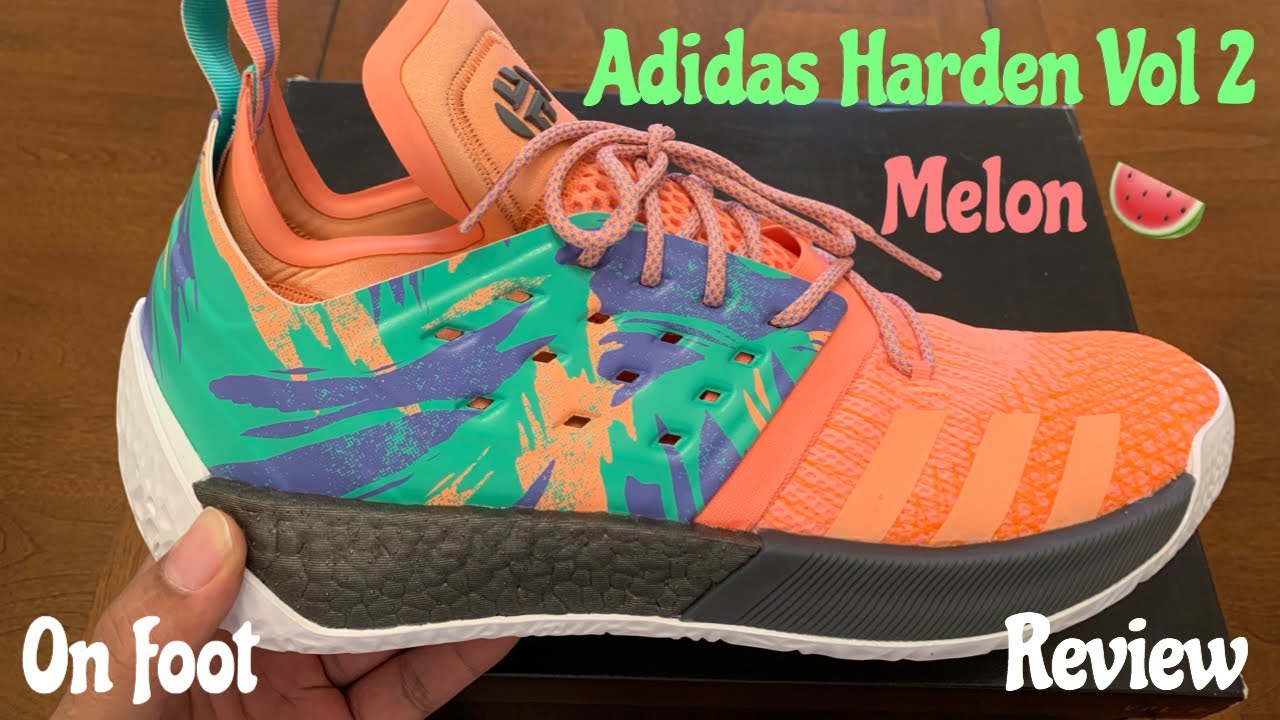 Adidas Harden Vol 2 Melon aka South Beach Unboxing, Detailed Review & On Foot w/McFly KOF.