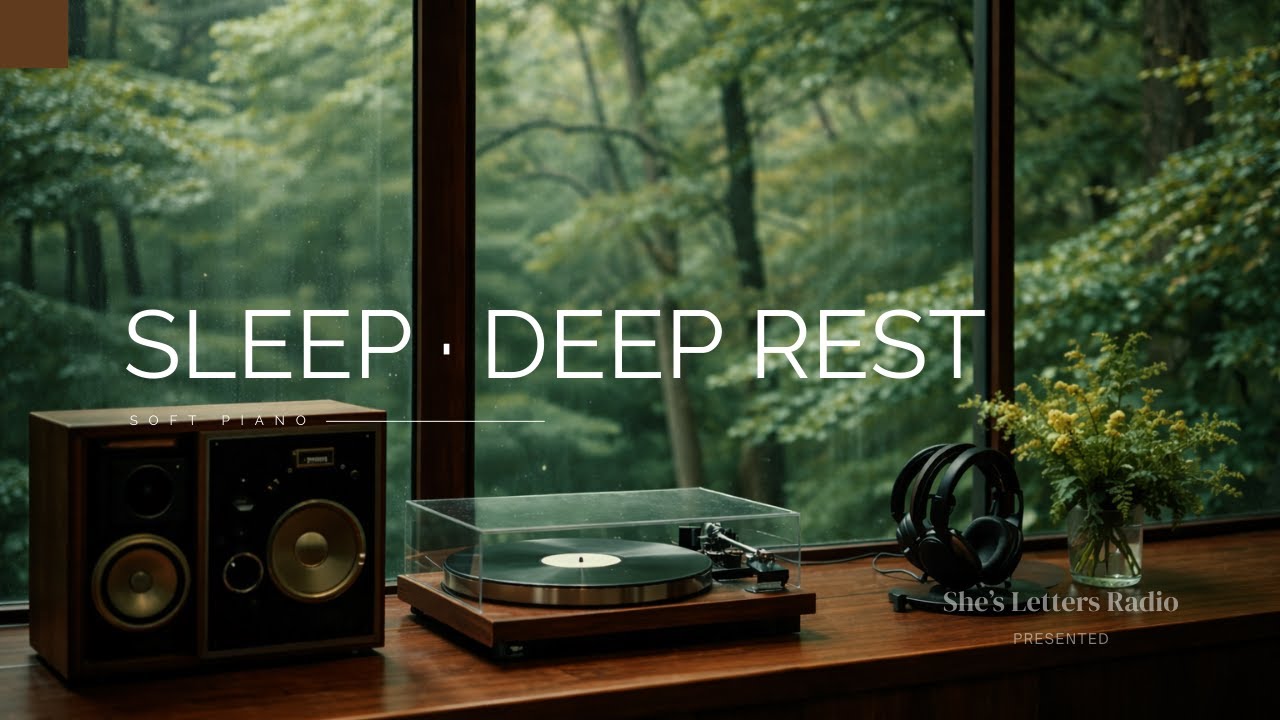 Night Healing Piano for Relax | A Letter Between the Room and the Forest | She’s Letters Radio