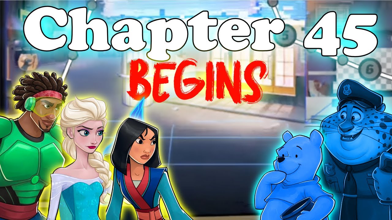 Disney Heroes Battle Mode CHAPTER 45 BEGINS Gameplay Walkthrough