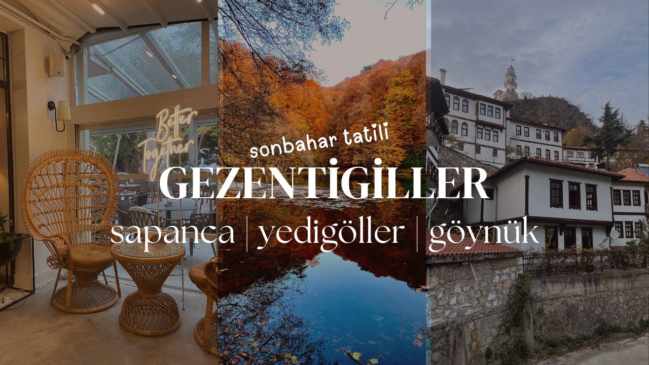 Sessiz Vlog, Sapanca 🌳, Kuzuluk Kaplıcaları 🏡, Yedig&ouml;ller 🍁, G&ouml;yn&uuml;k 🕌 4K M&uuml;thiş manzaralar
